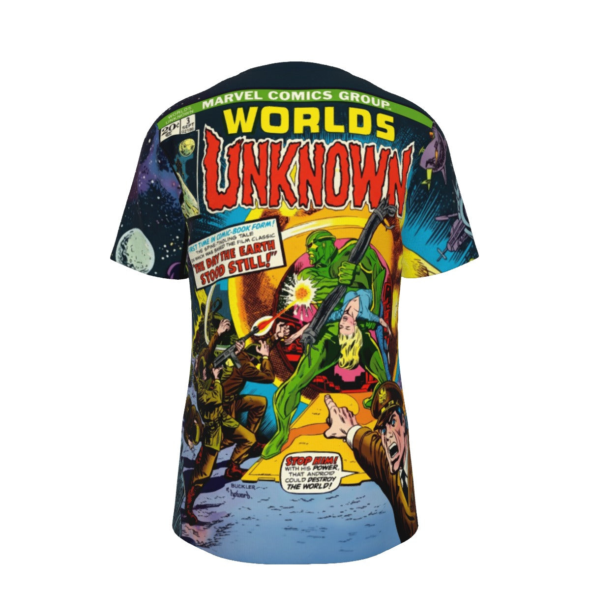 WORLDS UNKNOWN All Over Print Shirt & Tank Top - BUCKLER ART