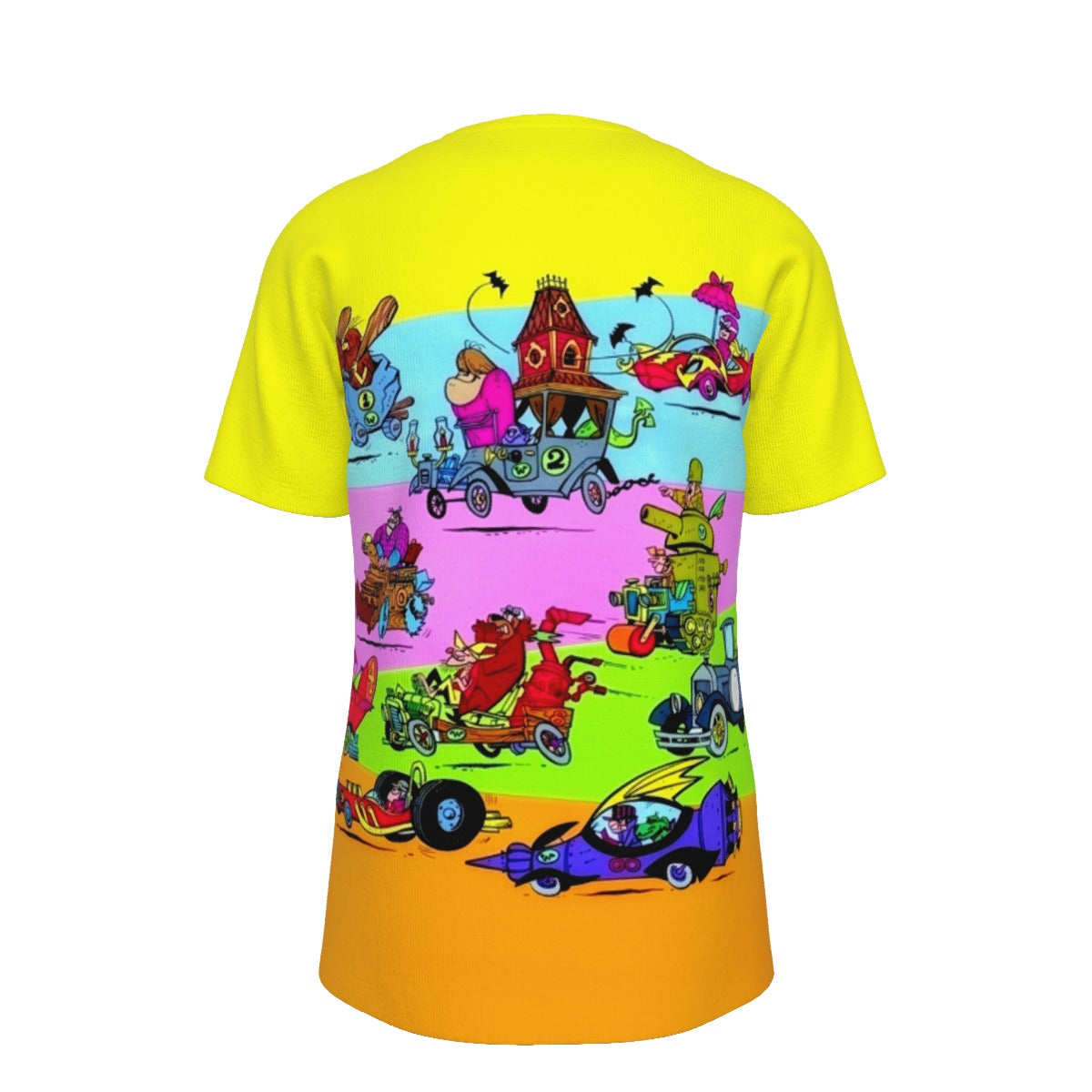 WACKY RACERS ALL OVER PRINT SHIRT AND TANK TOP