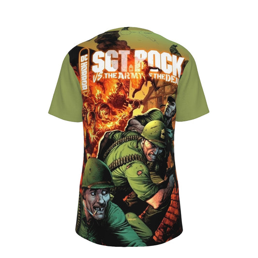 SGT ROCK VS ARMY OF THE DEAD  ALL OVER PRINT SHIRT AND TANK TOP
