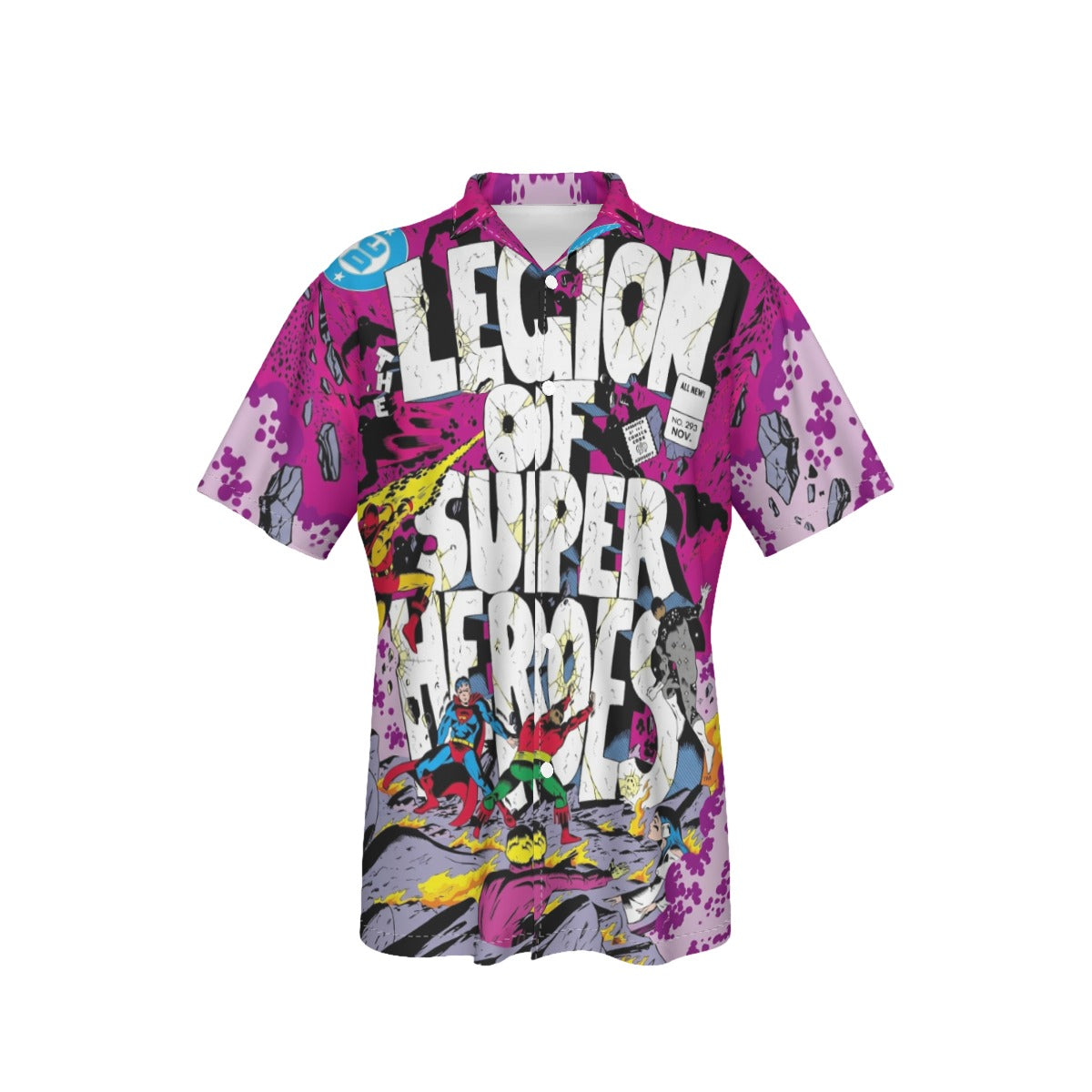 LEGION OF SUPERHEROES 293  All Over Print Shirt & Tank Top -THE GREAT DARKNESS SAGA