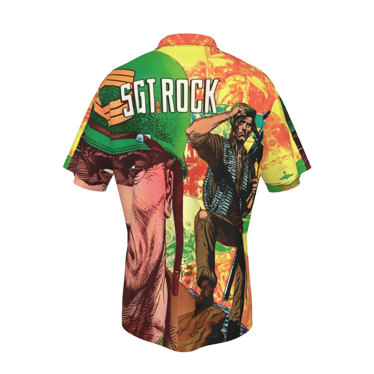 SGT ROCK TRIBUTE SHIRT ALL OVER PRINT SHIRT AND TANK TOP
