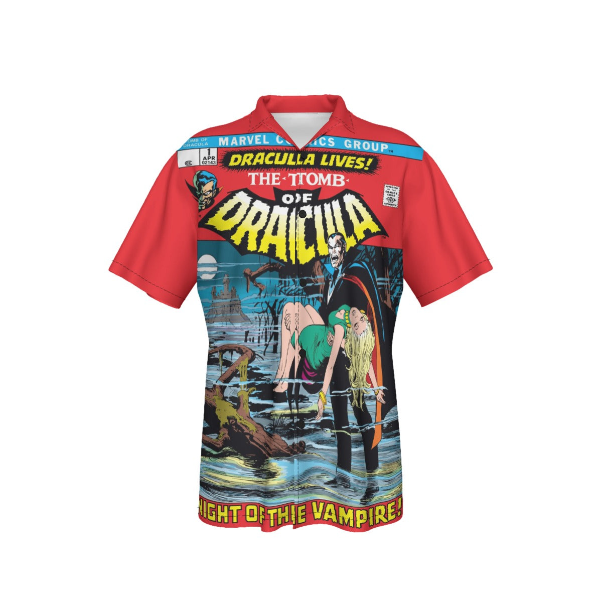 TOMB OF DRACULA 1 All Over Print Shirt & Tank Top - NEAL ADAMS ART