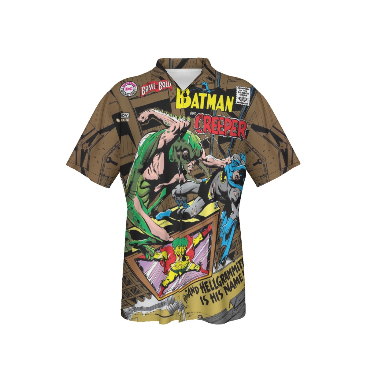 BRAVE AND THE BOLD 80 All Over Print Shirt &amp; Tank Top-CREEPER