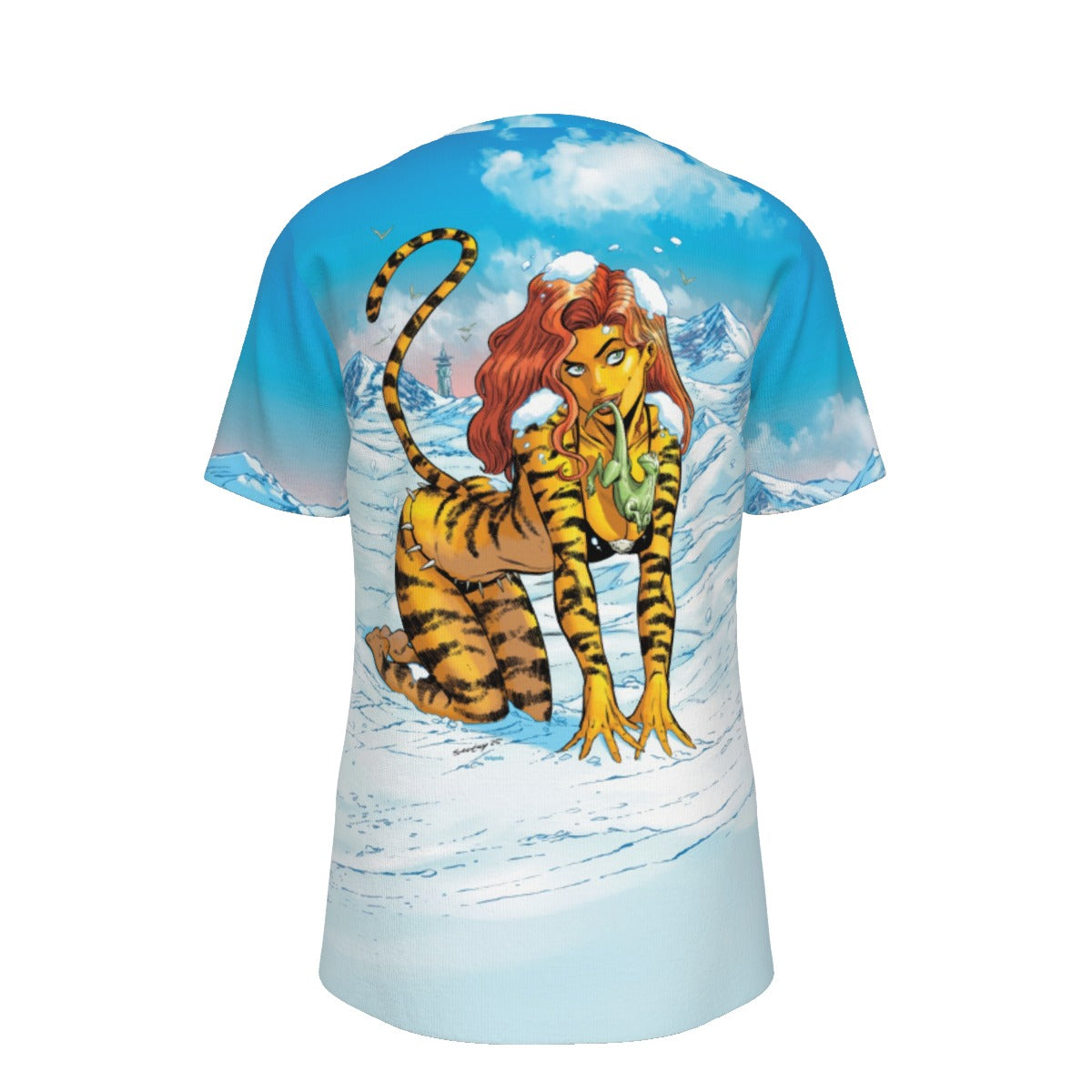 TIGRA PIN UP All Over Print Shirt & Tank Top - TIM SEELY ART