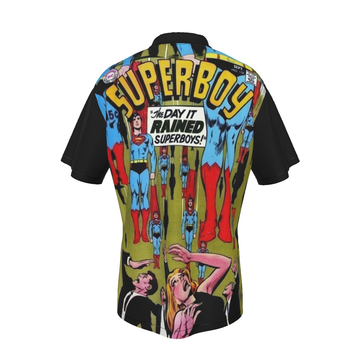 SUPERBOY 159 PIN UP OVER PRINT SHIRT AND TANK TOP