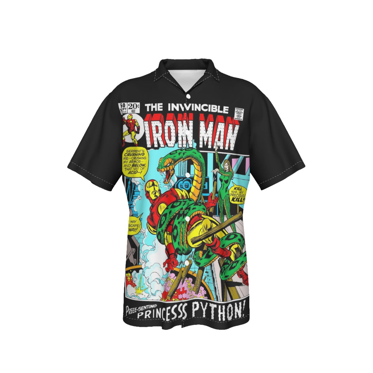 IRON MAN 50  ALL OVER PRINT SHIRT AND TANK TOP