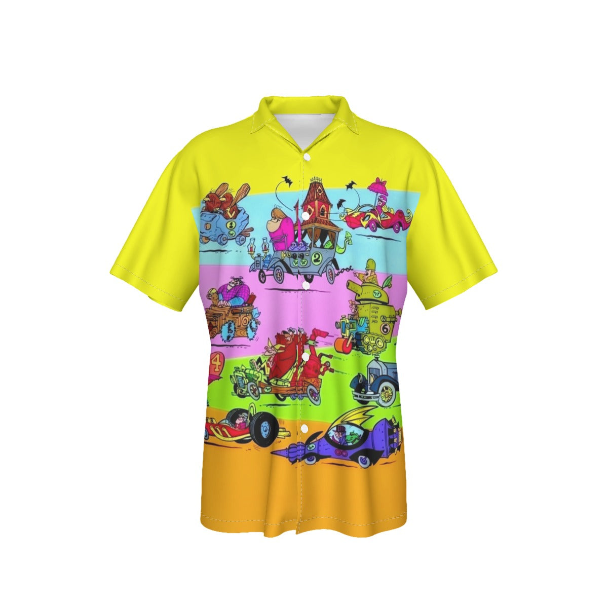 WACKY RACERS ALL OVER PRINT SHIRT AND TANK TOP