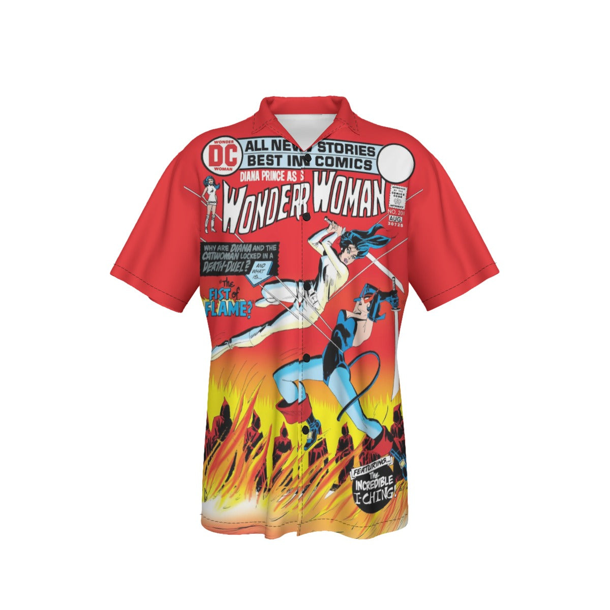 WONDER WOMAN 201 Over Print Shirt & Tank Top