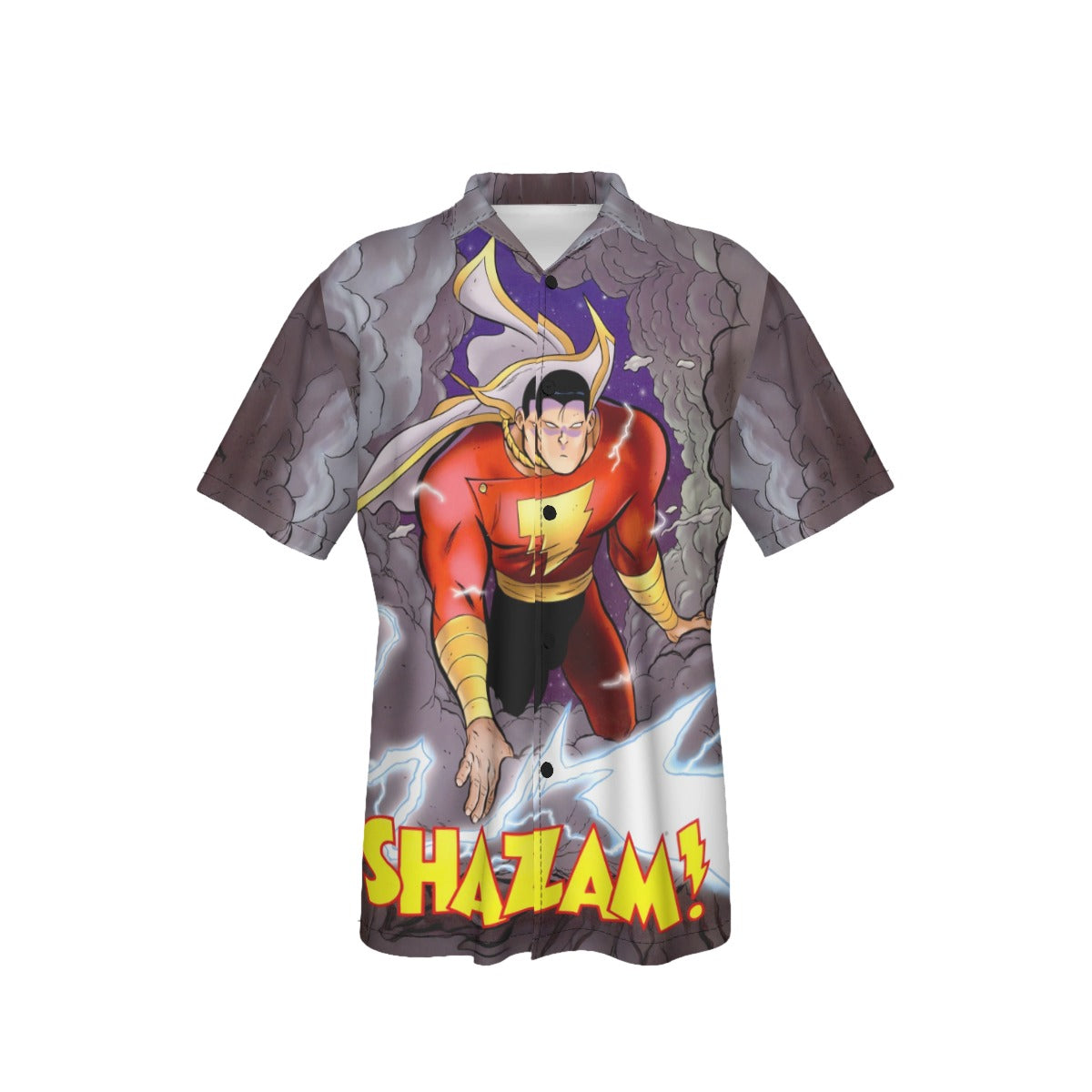 SHAZAM PIN UP ALL OVER PRINT SHIRT AND TANK TOP- KEVIN SMITH ART