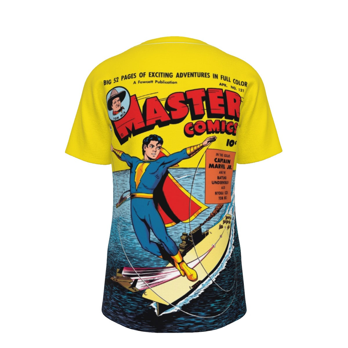MASTER COMICS 121 All Over Print Shirt & Tank Top - CAPTAIN MARVEL JR