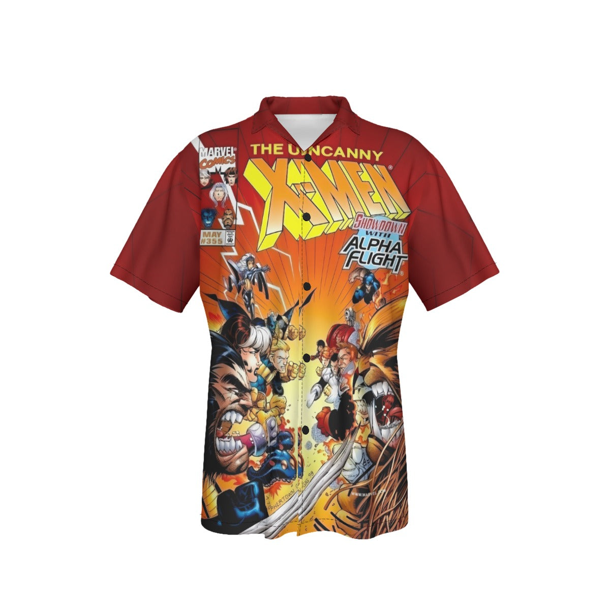 XMEN 355 ALL OVER PRINT SHIRT AND TANK TOP - ALPHA FLIGHT
