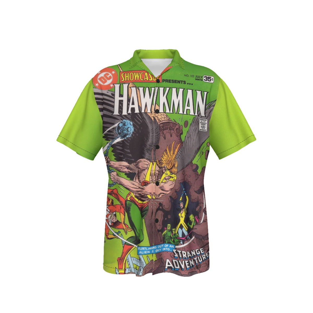 SHOWCASE 102 All Over Print Shirt & Tank Top - HAWKMAN