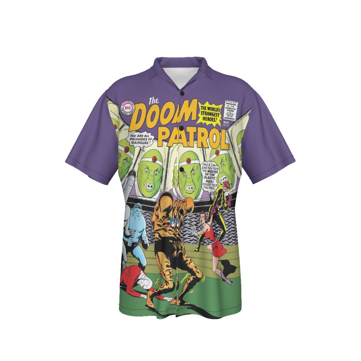 DOOM PATROL 91 READY OVER PRINT SHIRT AND TANK TOP - FIRST MENTO