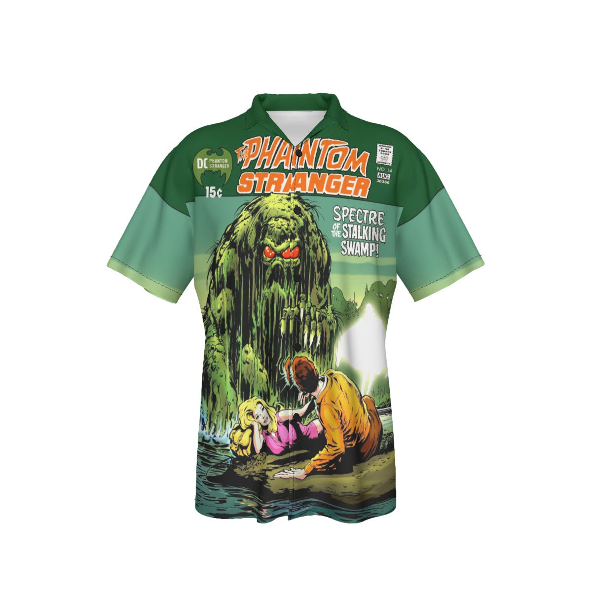 PHANTOM STRANGER 14 All Over Print Shirt & Tank Top - SWAMP THING -NEAL ADAMS ART