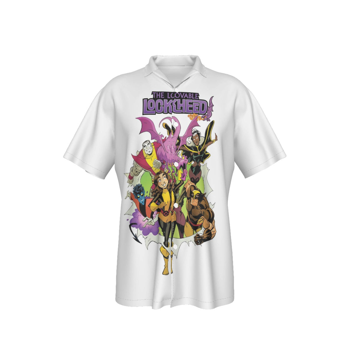 LOVABLE LOCKHEED OVER PRINT SHIRT AND TANK TOP -BOB LAYTON ART