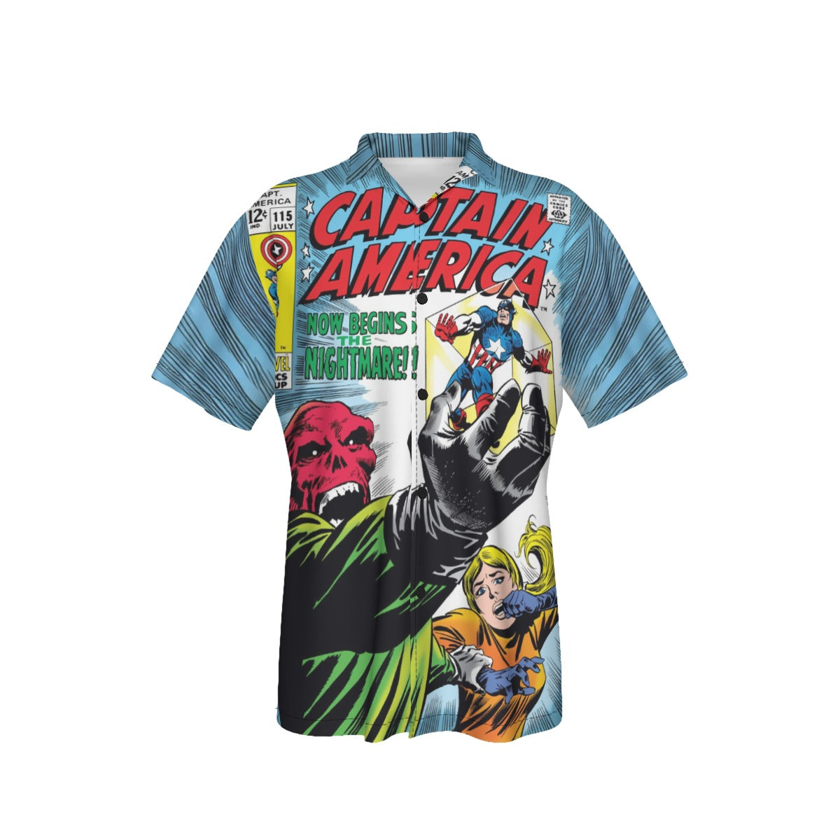 CAPTAIN AEMRICA 115 All Over Print Shirt & Tank Top