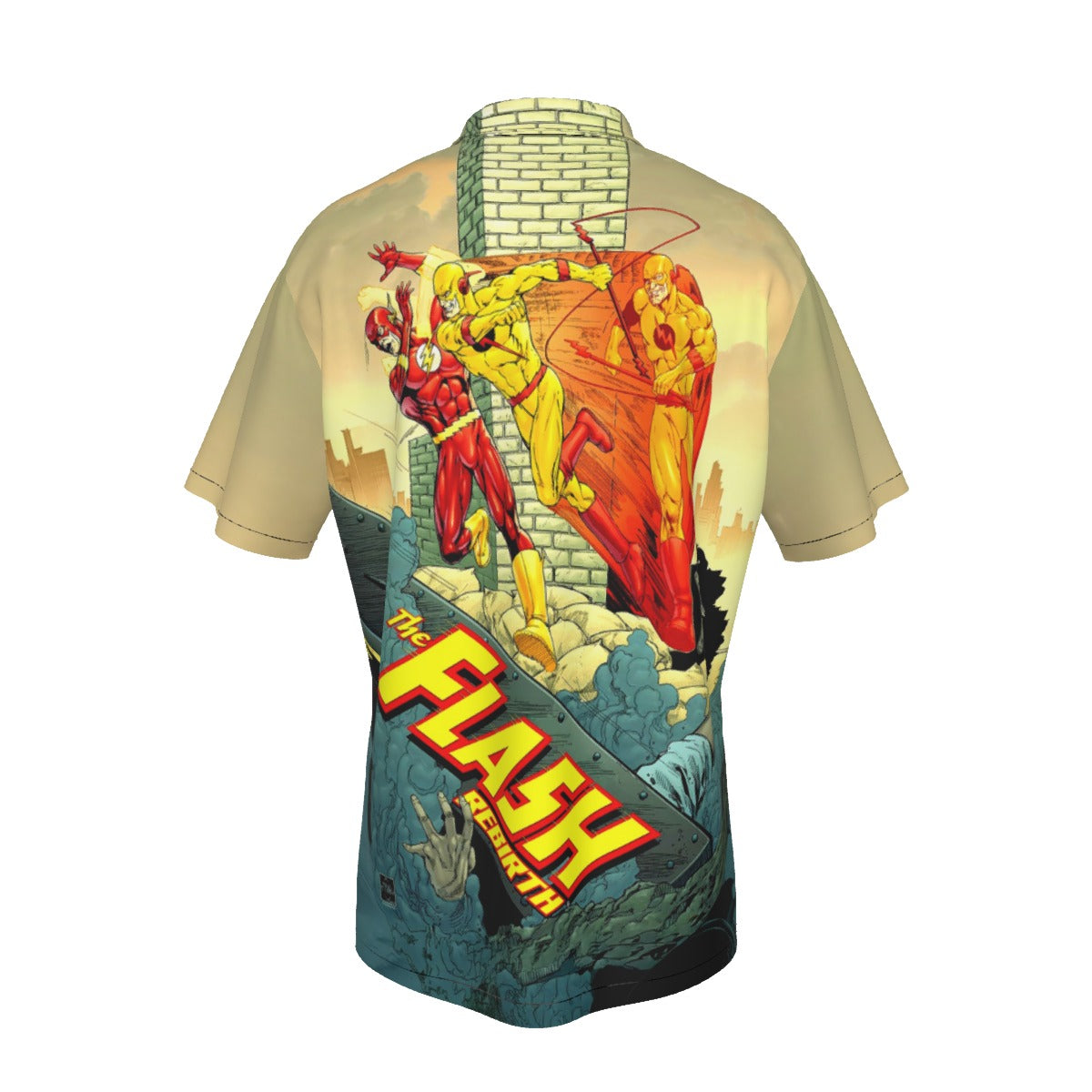 FLASH REBIRTH 5 OVER PRINT SHIRT AND TANK TOP