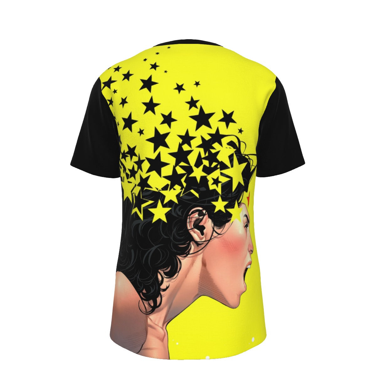 WONDER WOMAN NEGATIVE SPACE ALL OVER PRINT SHIRT AND TANK TOP