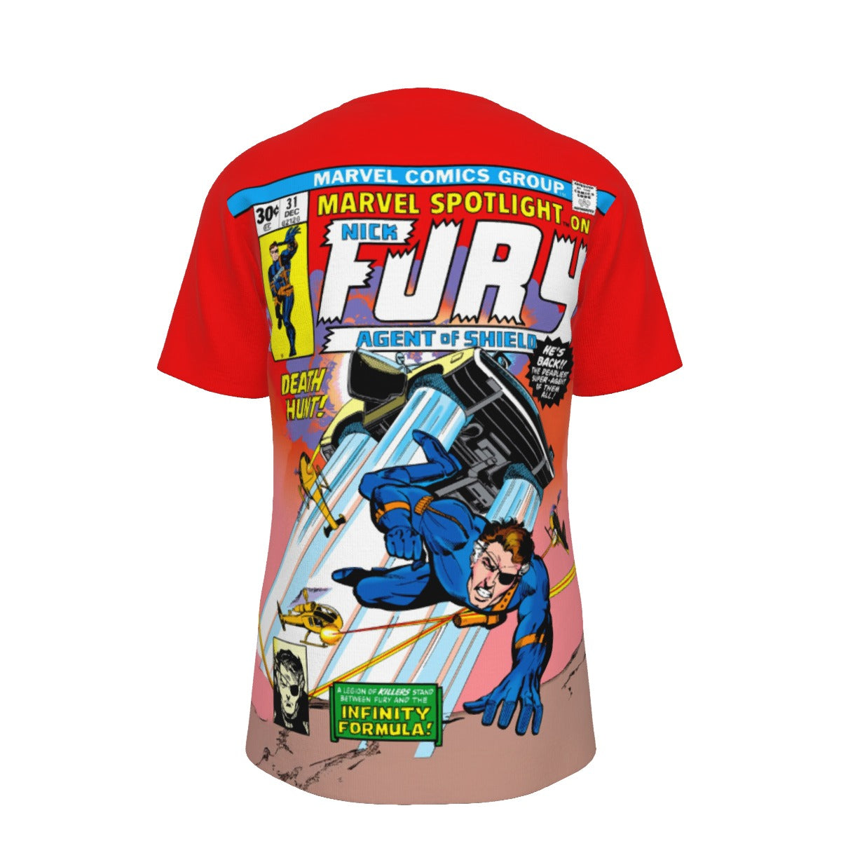 MARVEL SPOTLIGHT 31 ALL OVER PRINT SHIRT AND TANK TOP - NICK FURY