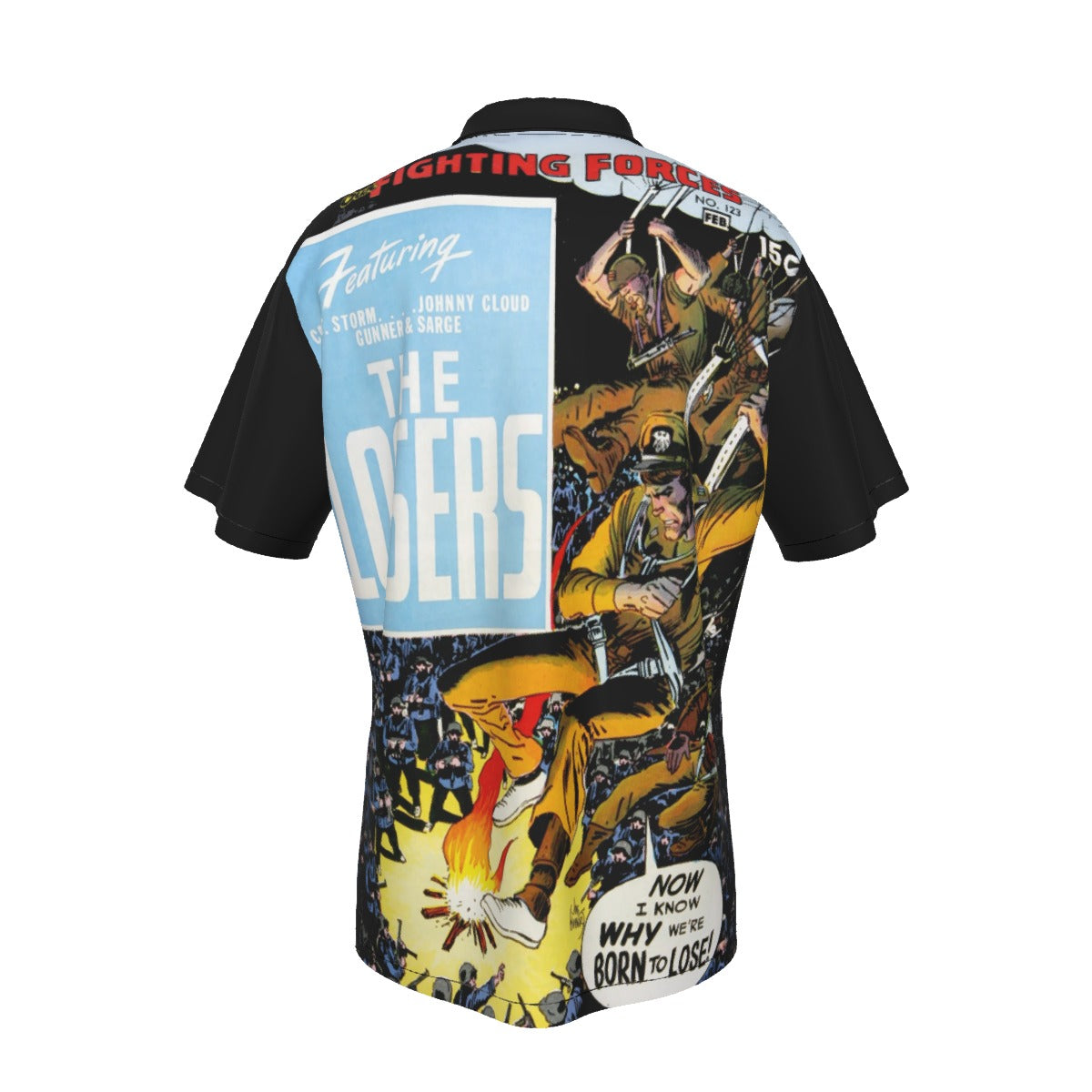 OUR FIGHTING FORCES 121 OVER PRINT SHIRT AND TANK TOP