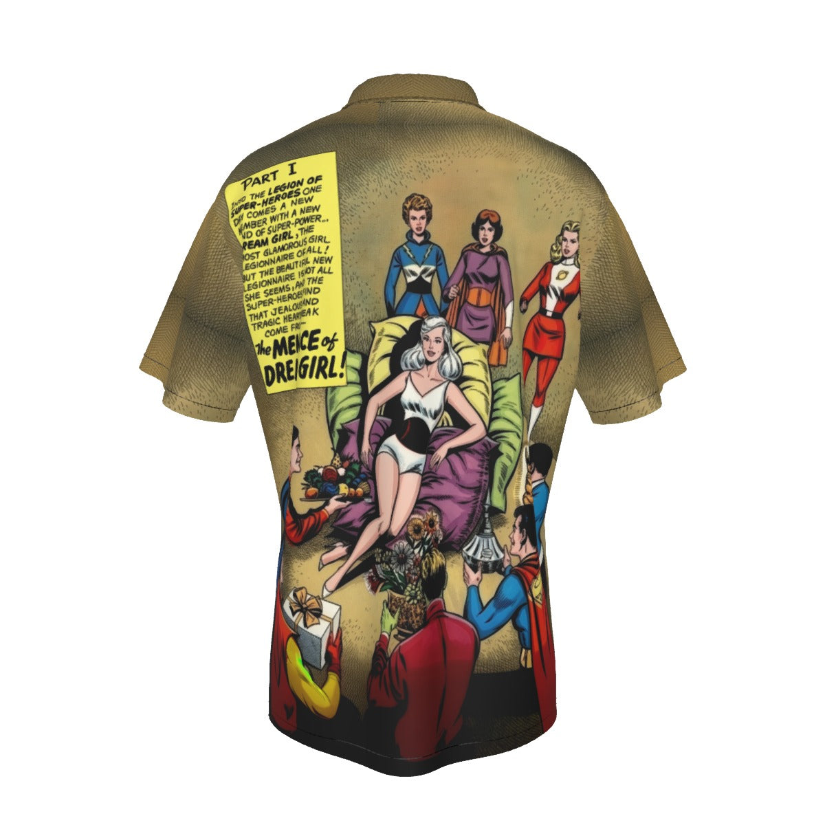 DREAM GIRL 1ST APPEARANCE SPLASH  ALL OVER PRINT SHIRT AND TANK TOP- TRIBUTE