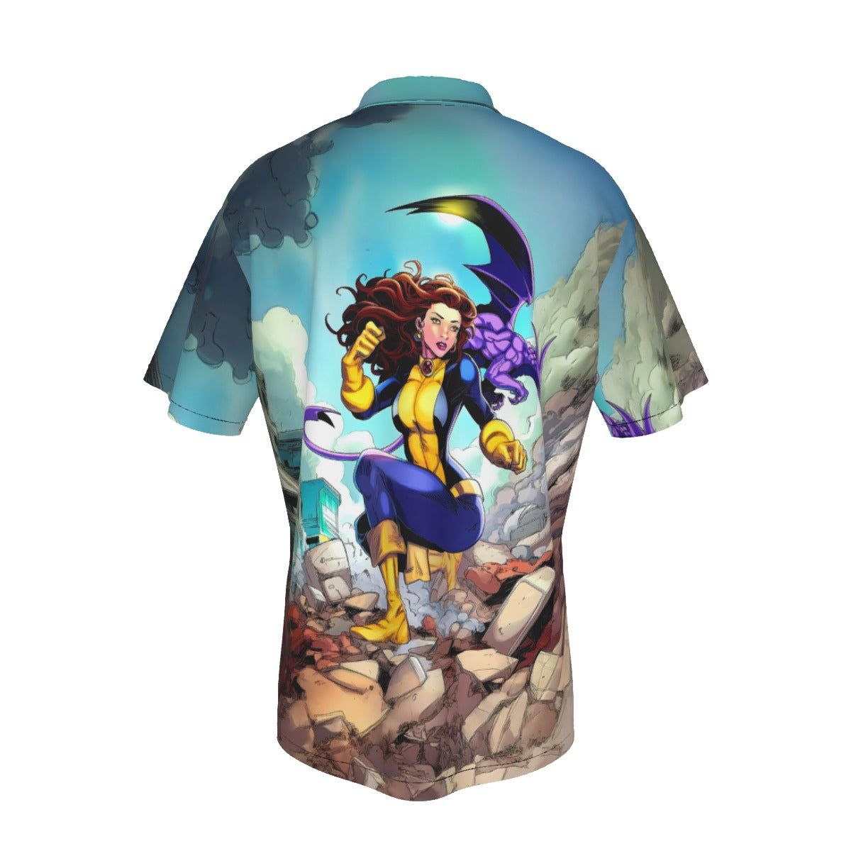 KITTY PRYDE LOCKHEED READY OVER PRINT SHIRT AND TANK TOP -ORIGINAL ART