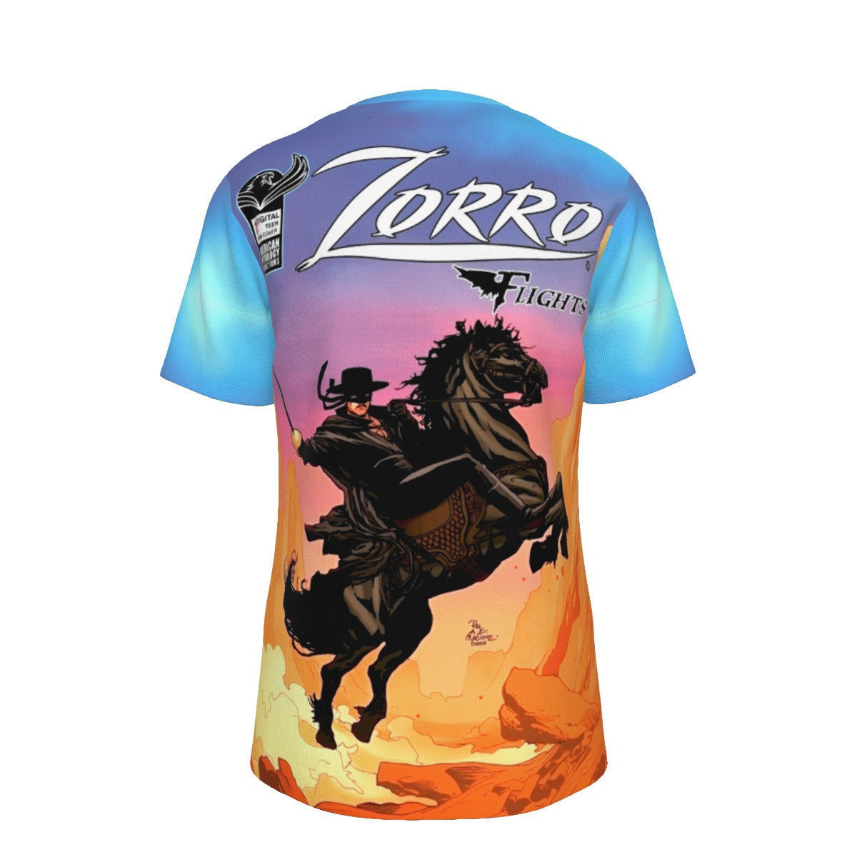 ZORRO FLIGHTS ALL OVER PRINT SHIRT AND TANK TOP