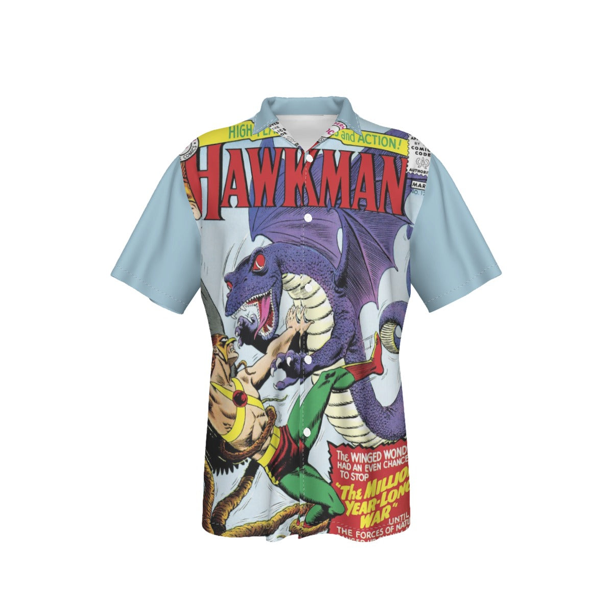 HAWKMAN 12 All Over Print Shirt & Tank Top - ORIGINAL ART