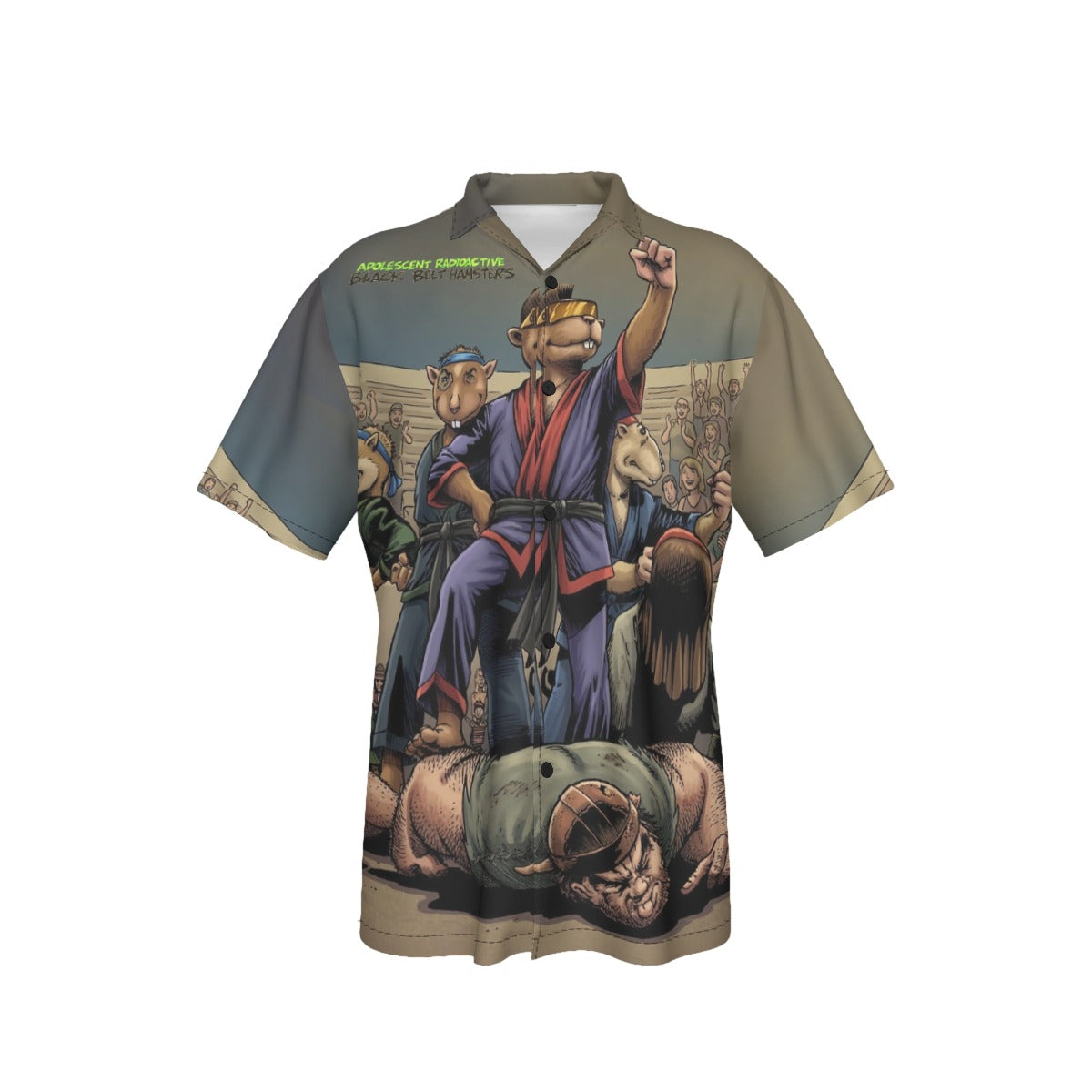 ADOLESCENT RADIOACTIVE BLACK BELT HAMSTERS All Over Print Shirt & Tank Top