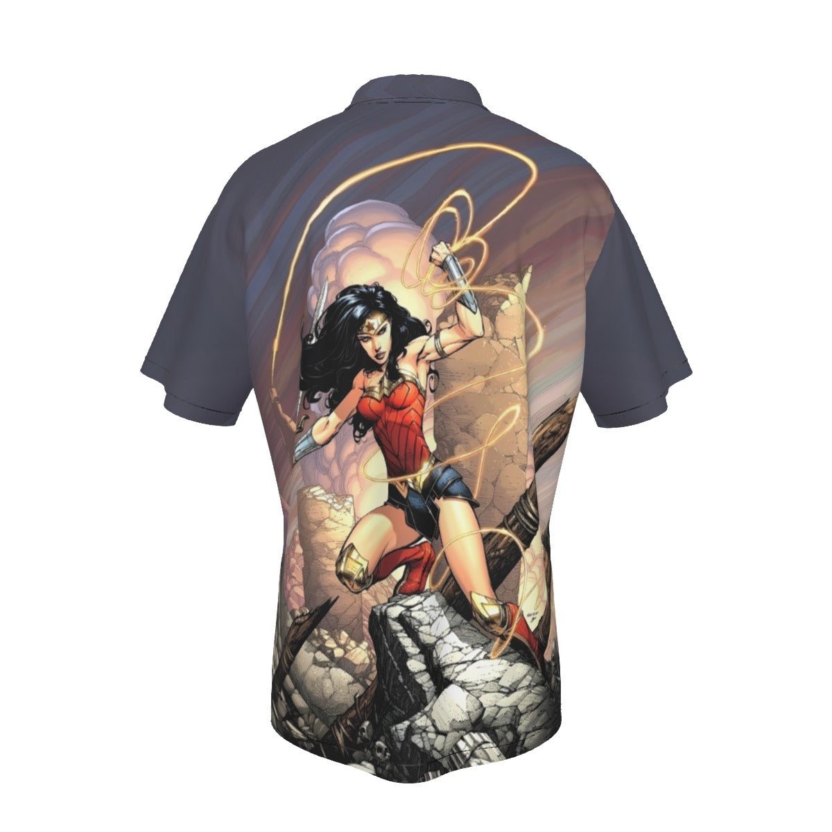 WONDER WOMAN 69 VAR  ALL OVER PRINT SHIRT AND TANK TOP - DAVID FINCH ART
