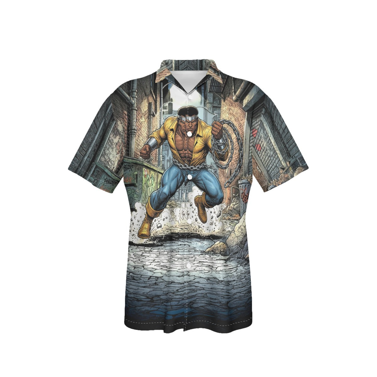 POWER MAN GO All Over Print Shirt & Tank Top - ALEX ROSS ART