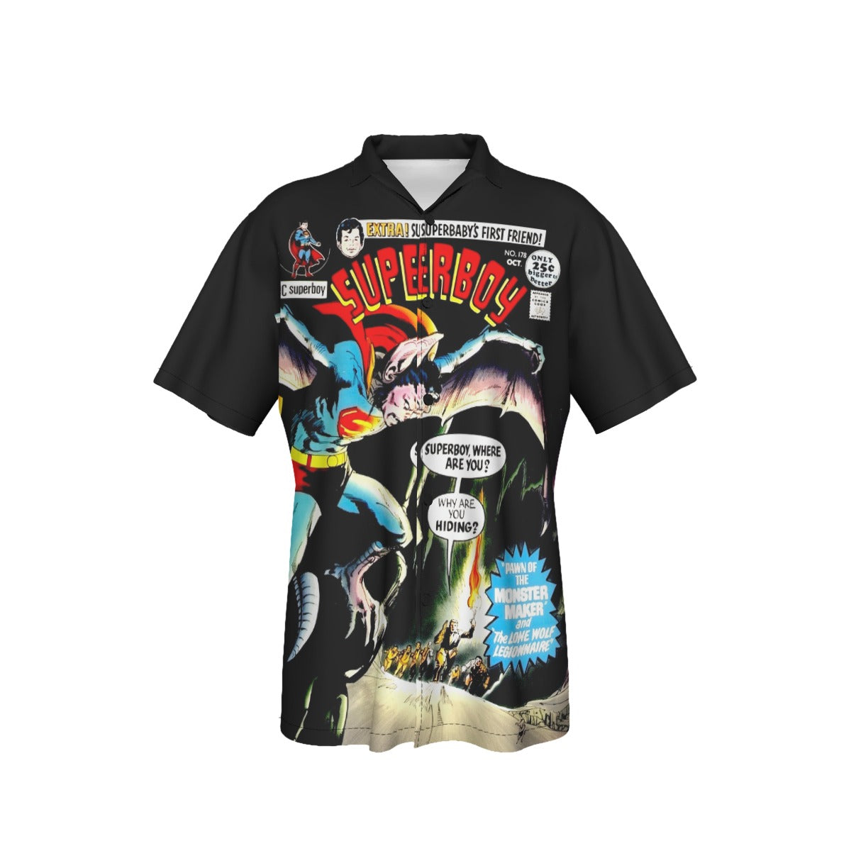 SUPERBOY 178 OVER PRINT SHIRT AND TANK TOP - NEAL ADAMS ART