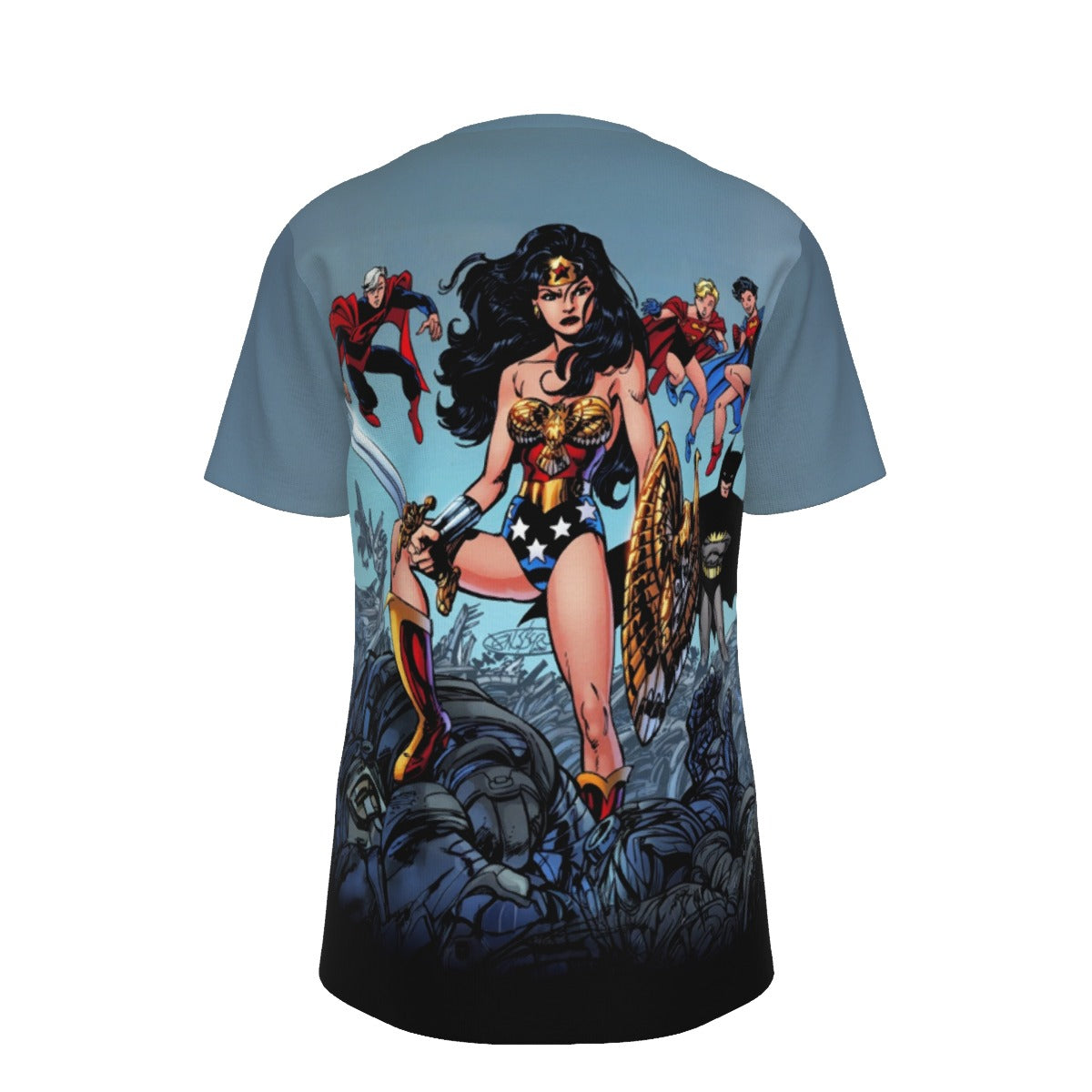 GENERATIONS 3 WONDER WOMAN All Over Print Shirt & Tank Top - JOHN BYRNE ART