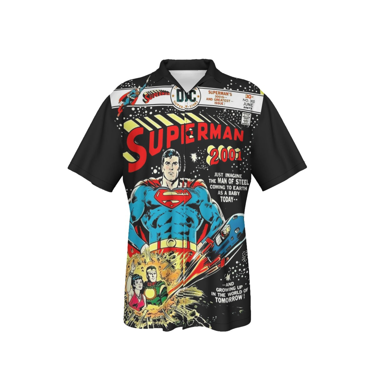 SUPERMAN 300 ALL OVER PRINT SHIRT AND TANK TOP