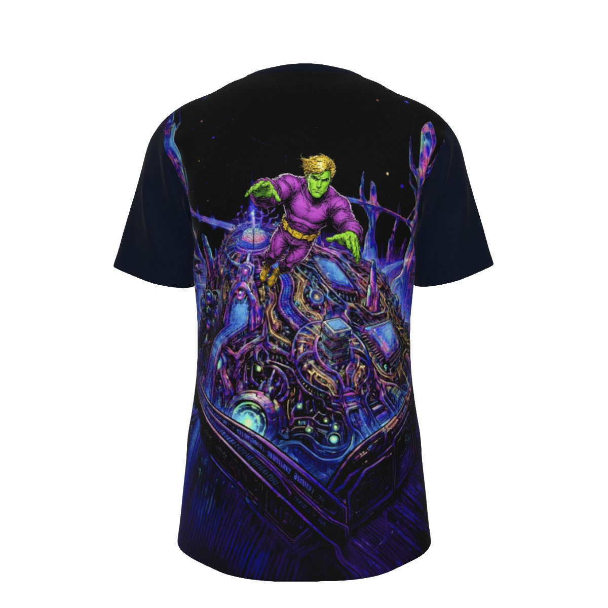 BRAINIAC 5 RUSH ALL OVER PRINT SHIRT AND TANK TOP - ORIGINAL ART BY EKA