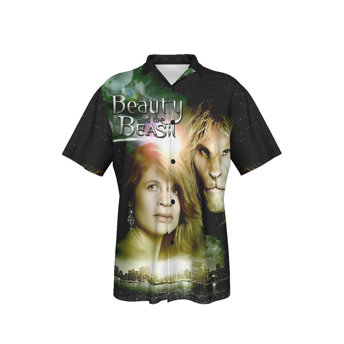 BEAUTY AND THE BEAST TV CD COVER OVER PRINT SHIRT AND TANK TOP