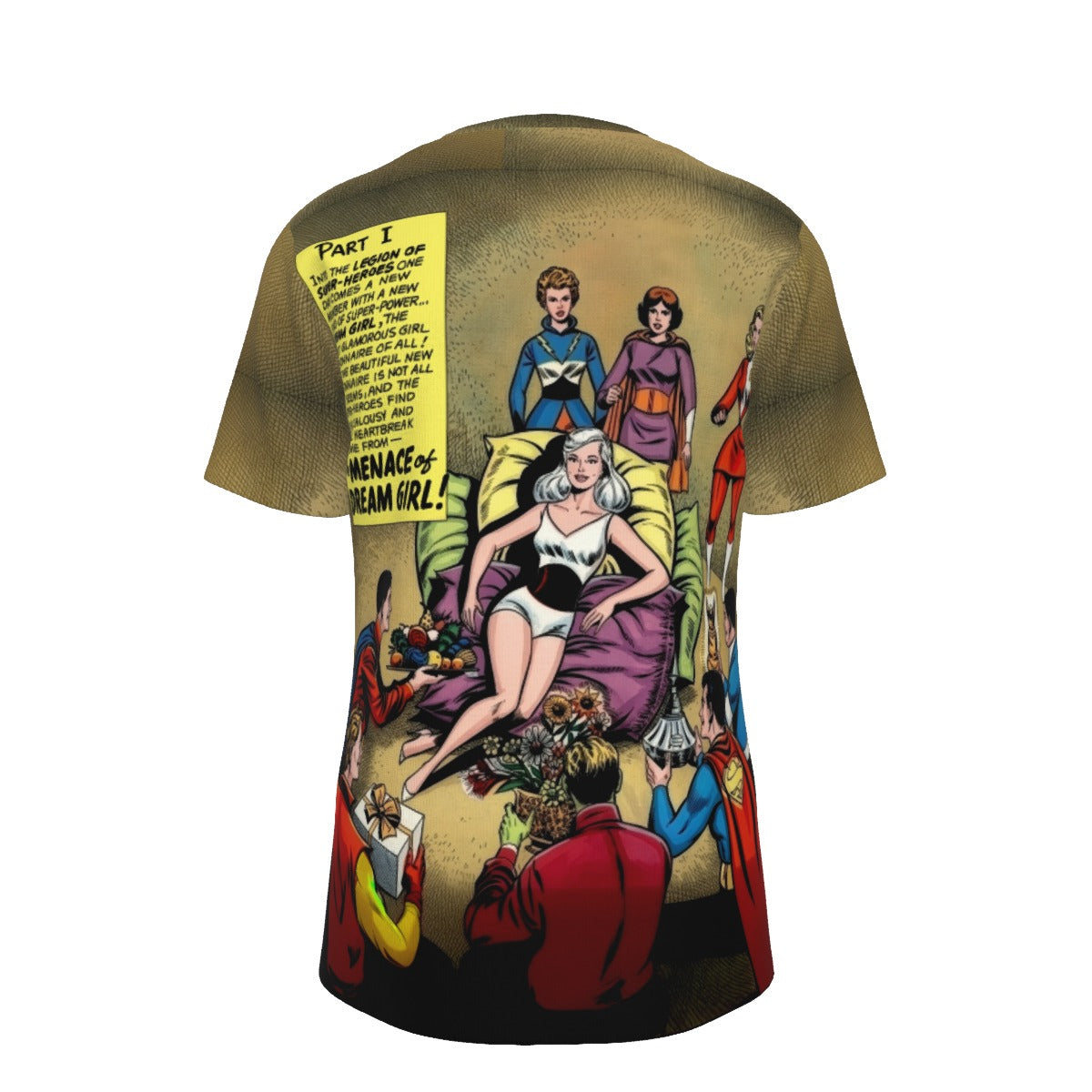 DREAM GIRL 1ST APPEARANCE SPLASH  ALL OVER PRINT SHIRT AND TANK TOP- TRIBUTE