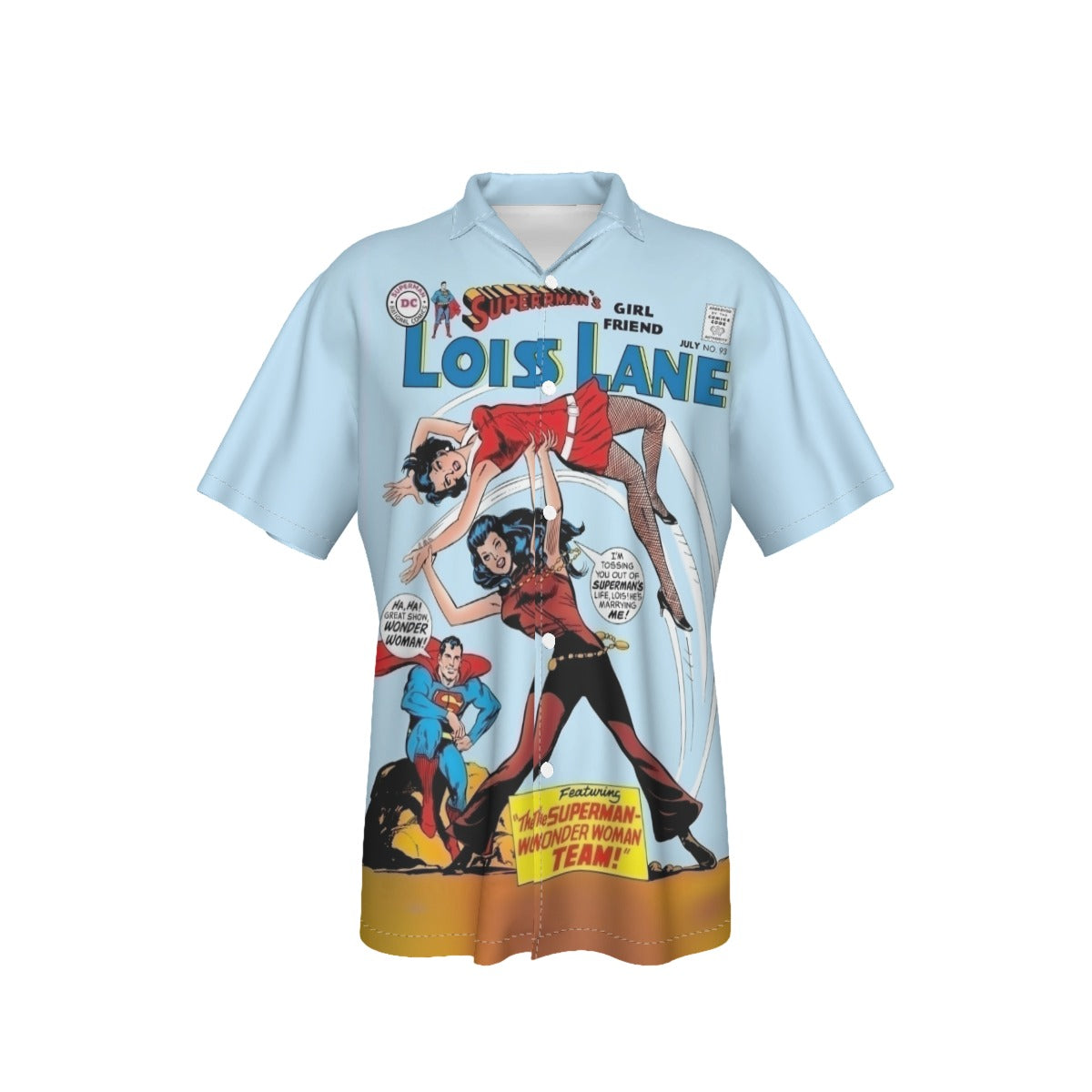LOIS LANE 73 All Over Print Shirt & Tank Top  with WONDER WOMAN AND SUPERMAN