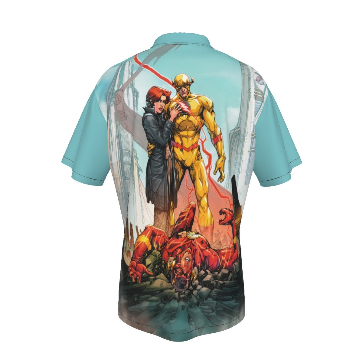 FLASH 25 V5 ALL OVER PRINT SHIRT AND TANK TOP - REVERSE FLASH