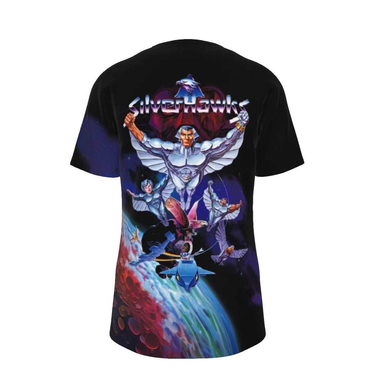 SILVERHAWKS Over Print Shirt & Tank Top