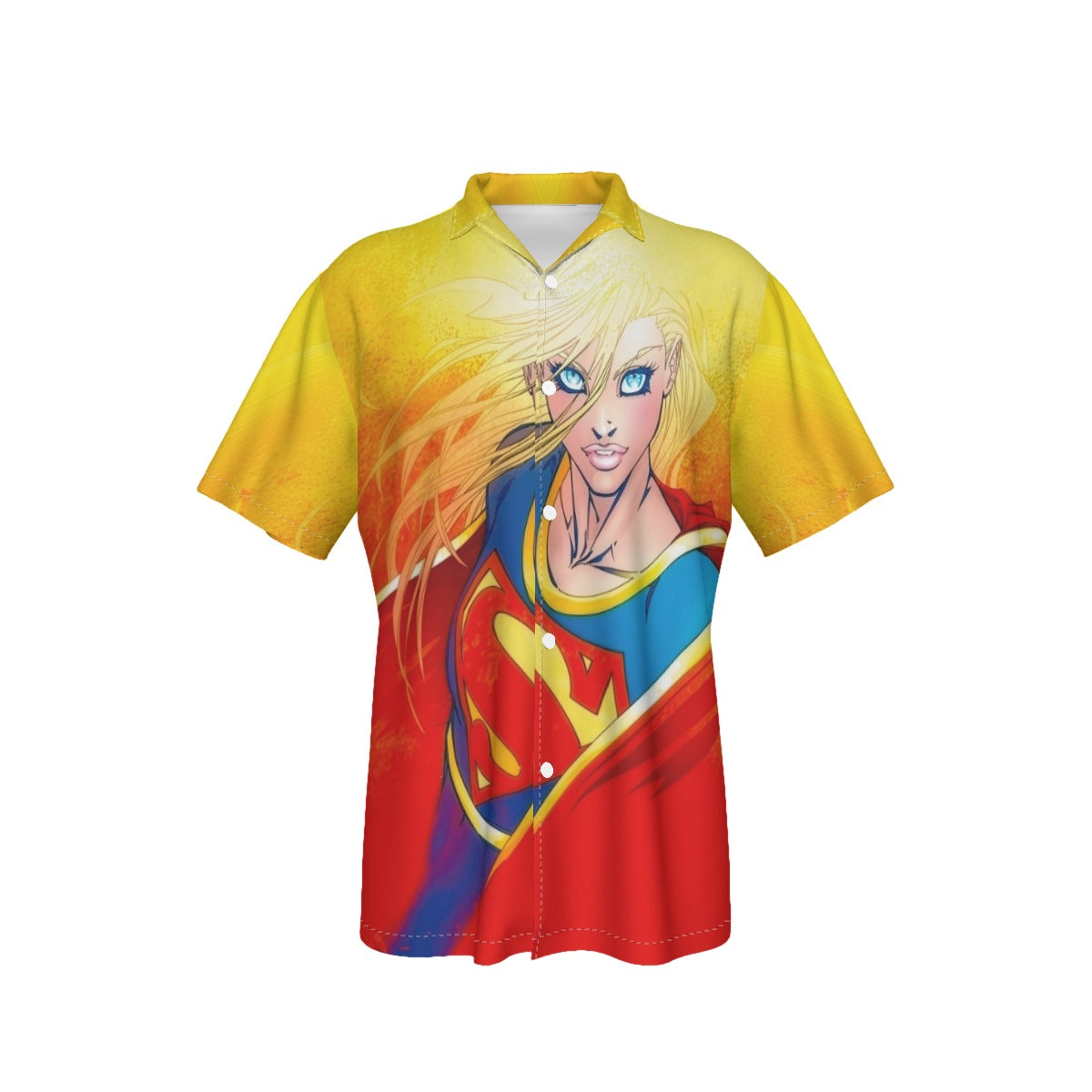 SUPERGIRL PIN UP All Over Print Shirt & Tank Top- MICHAEL TURNER ART