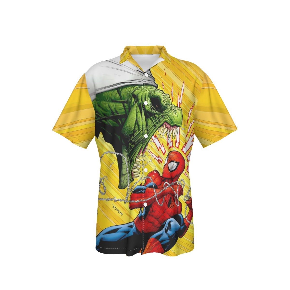 LIZARD VS SPIDERMAN PIN UP ALL OVER PRINT SHIRT AND TANK TOP