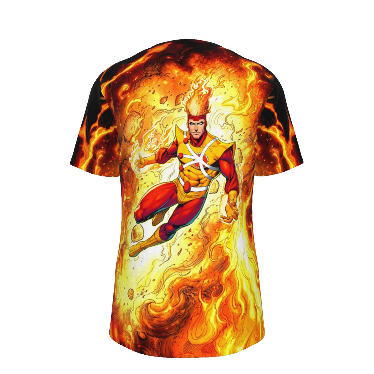 FIRESTORM READY OVER PRINT SHIRT AND TANK TOP - ORIGINAL ART