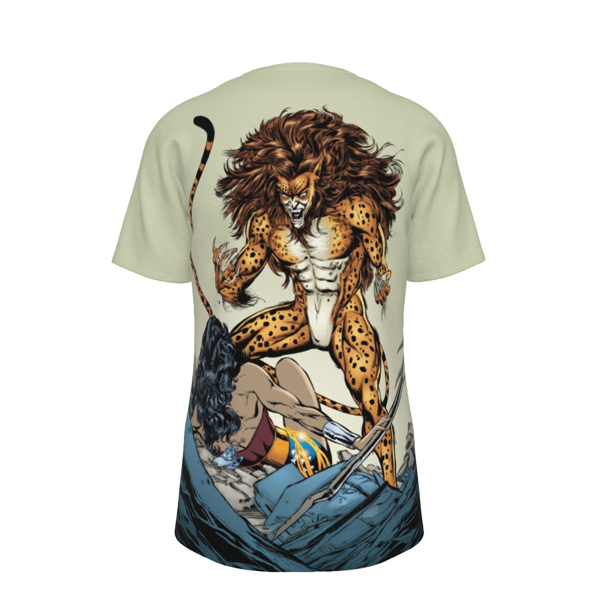 WONDER WOMAN VS CHEETAH All Over Print Shirt & Tank Top - PHIL JIMENEZ ART