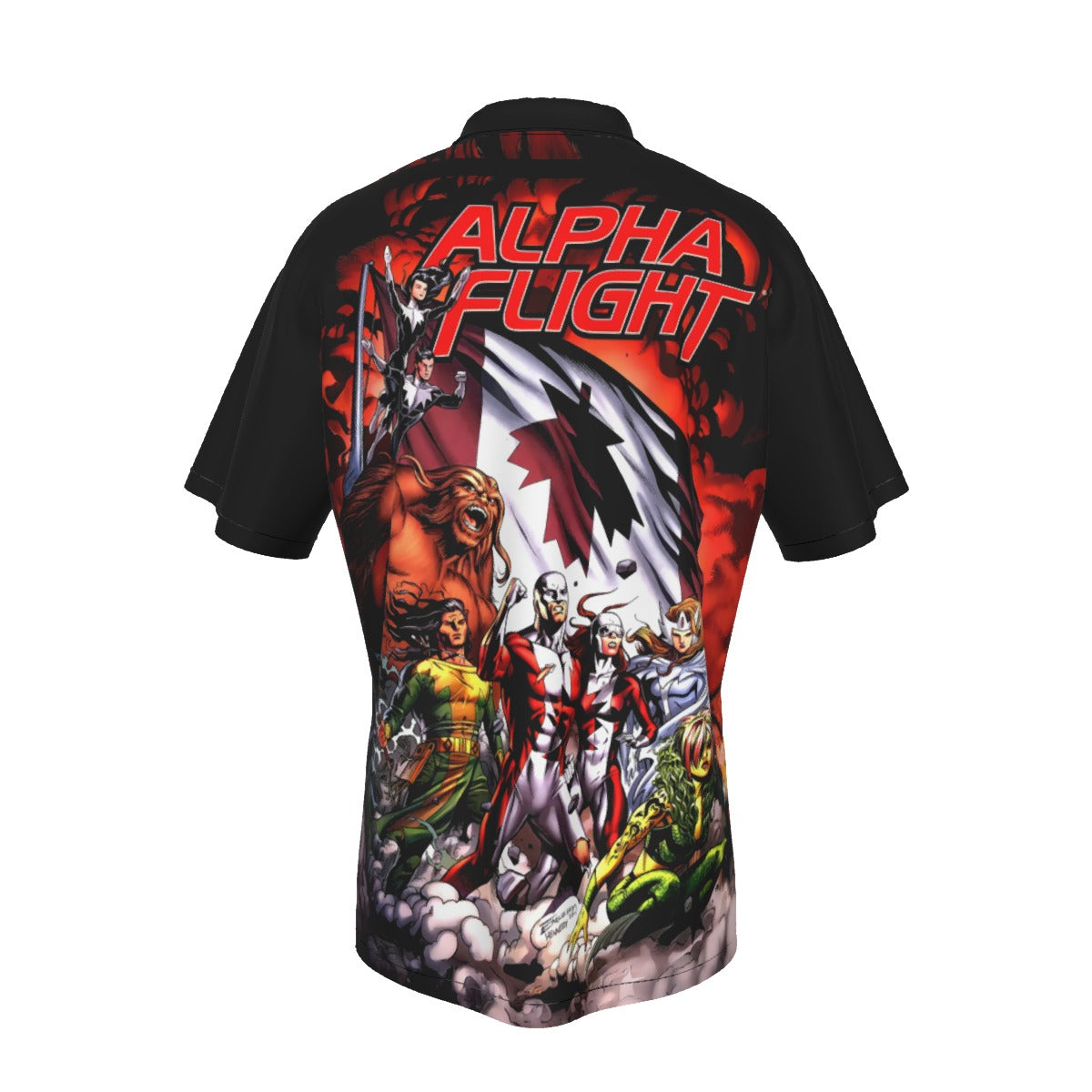 ALPHA FLIGHT 1  OVER PRINT SHIRT AND TANK TOP- EAGLESHAM VARIANT