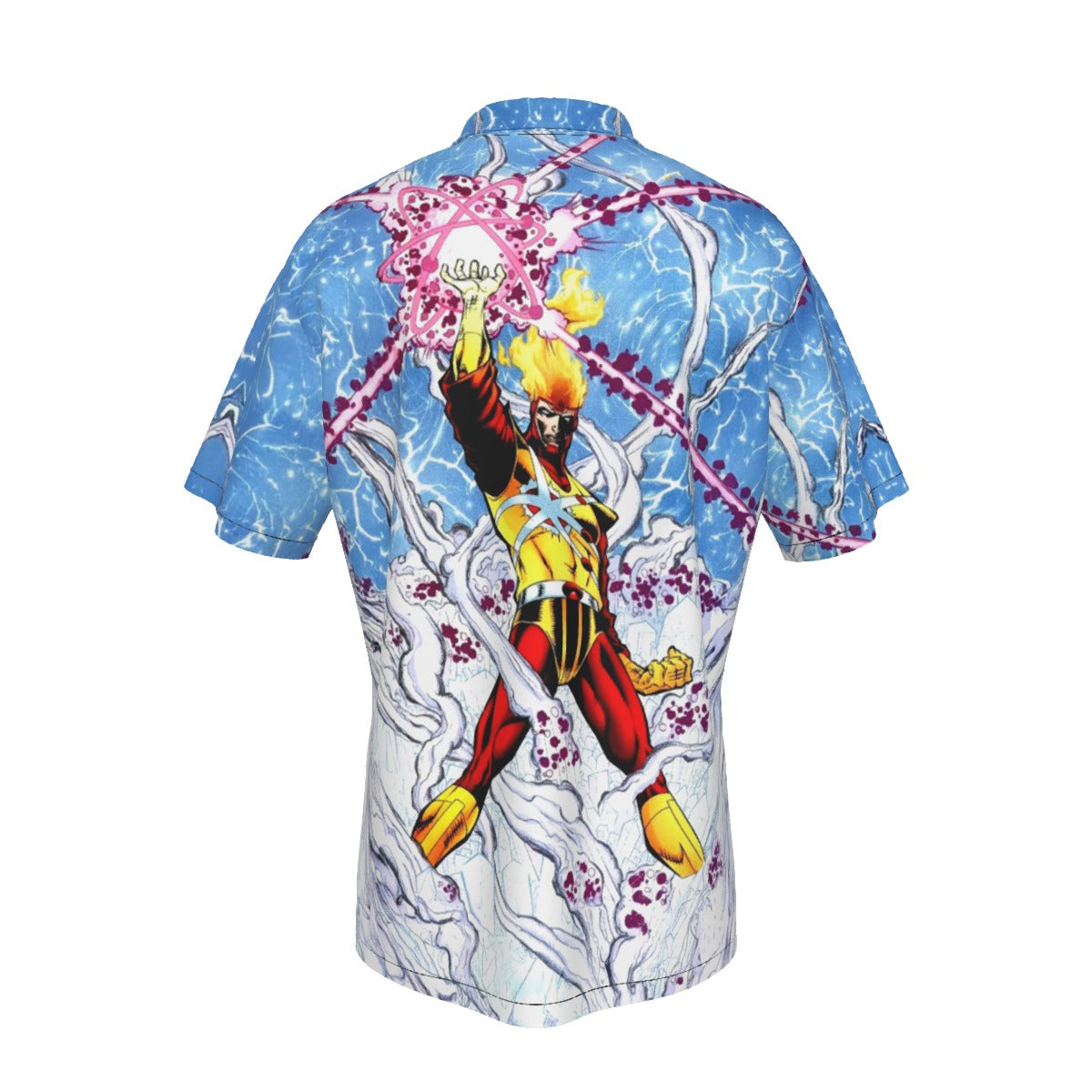 FIRESTORM ALL OVER PRINT SHIRT AND TANK TOP - JLA JSA SECRT FILES