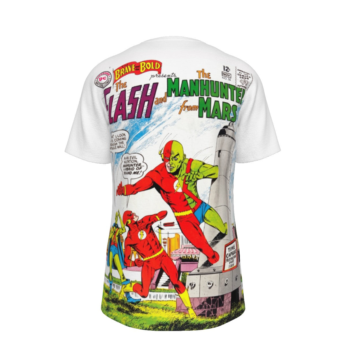 BRAVE AND THE BOLD 56 All Over Print Shirt & Tank Top - FLASH - MARTIAN MANHUNTER