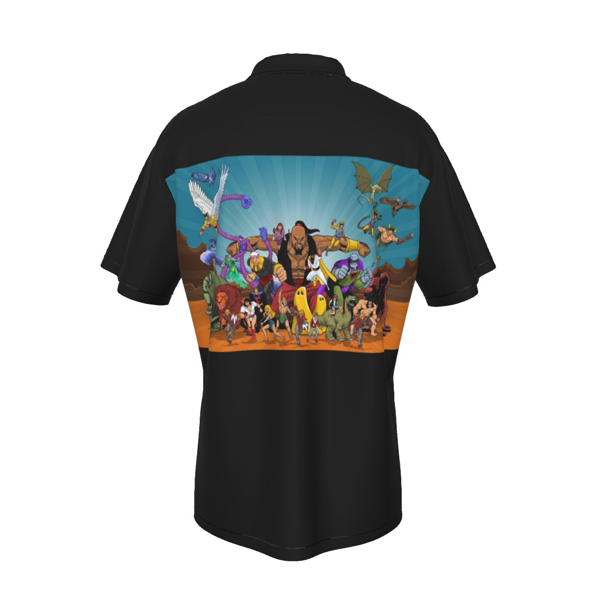 HANNA BARBERA ACTION UNIVERSE All Over Print Shirt & Tank Top