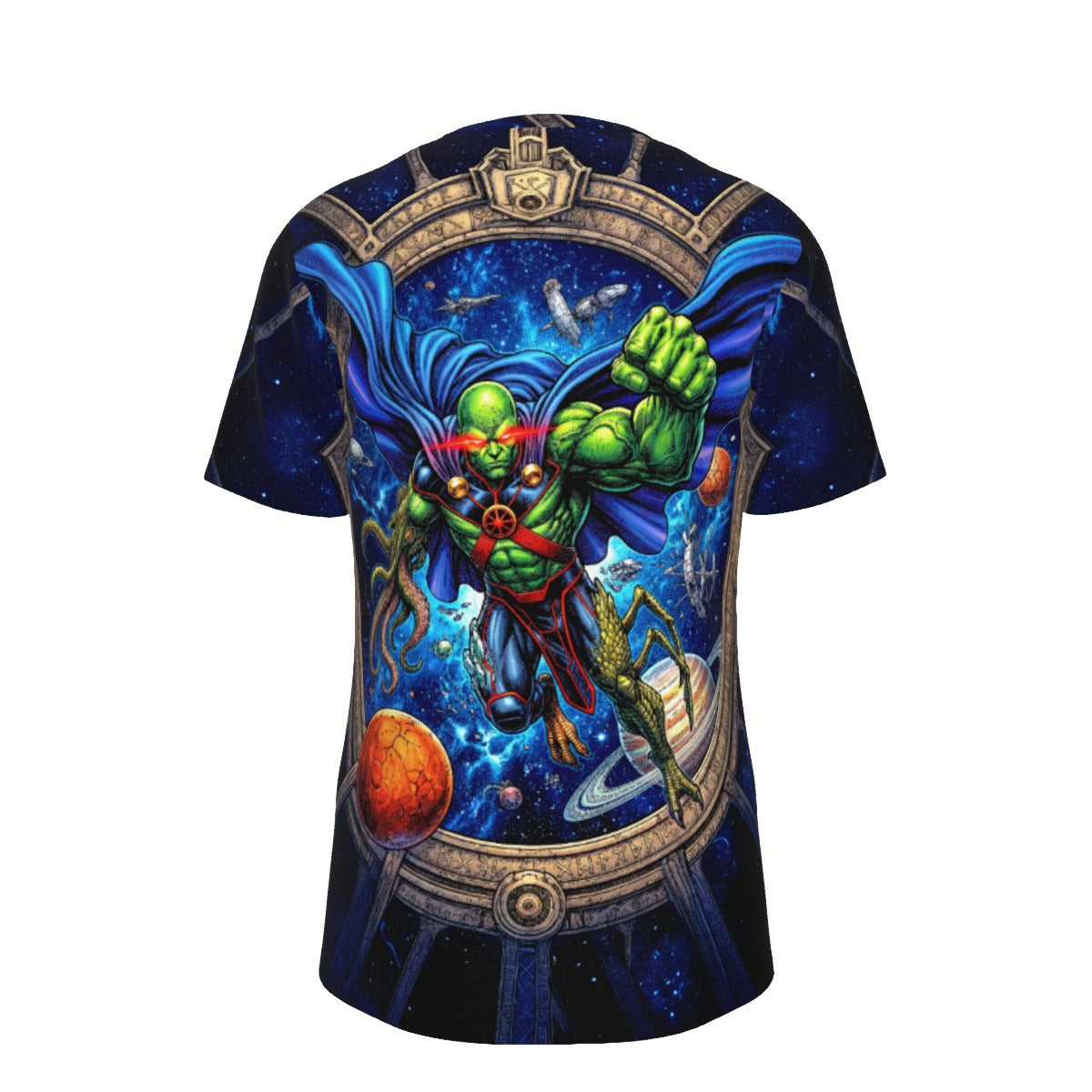 MARTIAN MANHUNTER GO All Over Print Shirt & Tank Top - ORIGINAL ART BY EKA