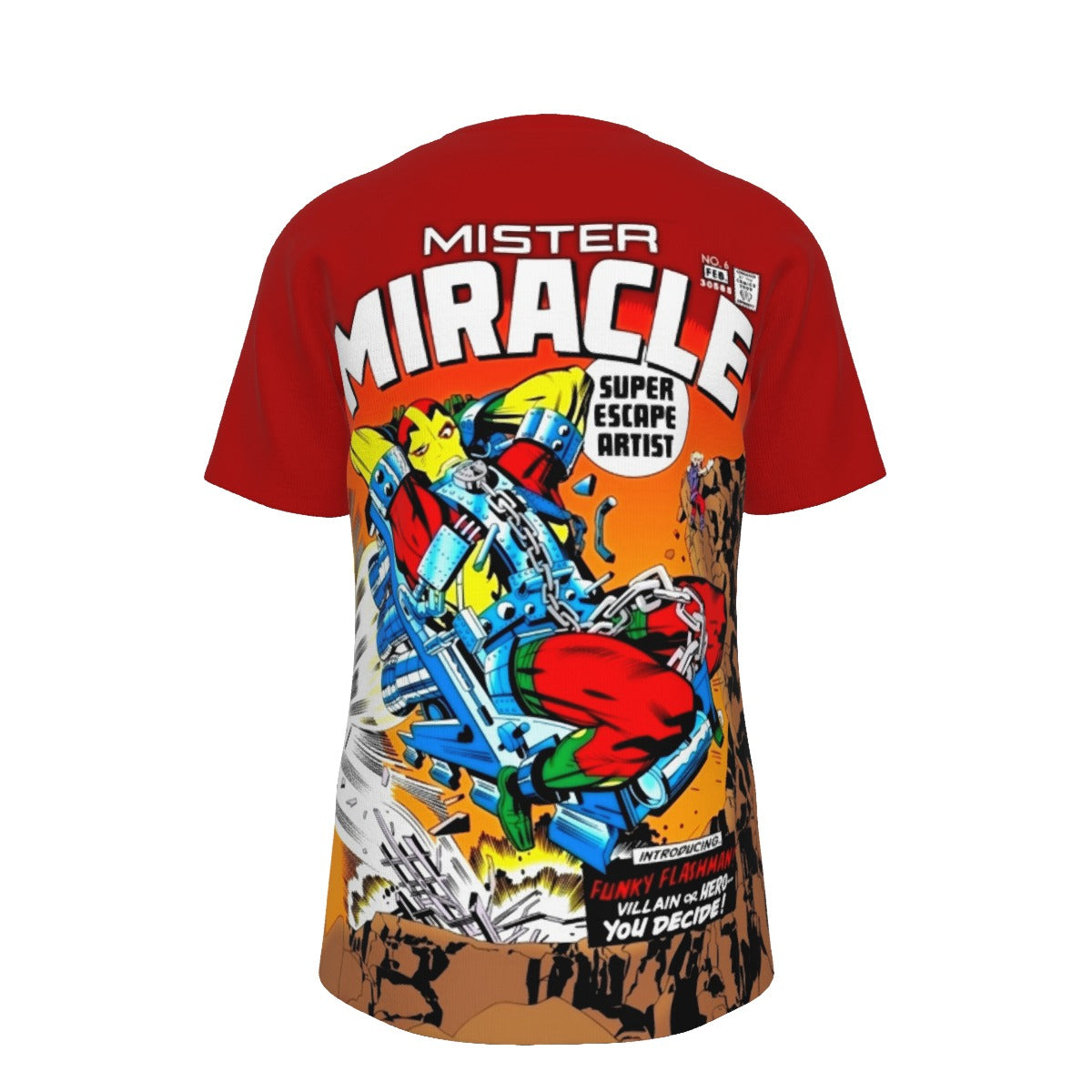 MISTER MIRACLE  5 ALL OVER PRINT SHIRT AND TANK TOP